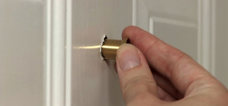 peephole door repair in Orosi