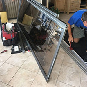 sliding glass door frame repair Orosi